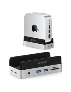 Dock y Soporte ORICO para Mac mini M4 con Enclosure M.2 SSD