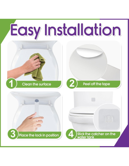 Cerradura de Seguridad para Inodoro Mars Baby - Fácil Instalación