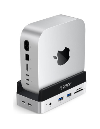 Dock y Soporte ORICO para Mac mini M4 con Enclosure M.2 SSD