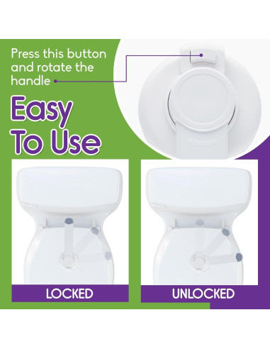 Cerradura de Seguridad para Inodoro Mars Baby - Fácil Instalación