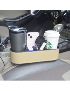 Organizador de Soporte para Tazas de Auto BTEXPECT Beige 2