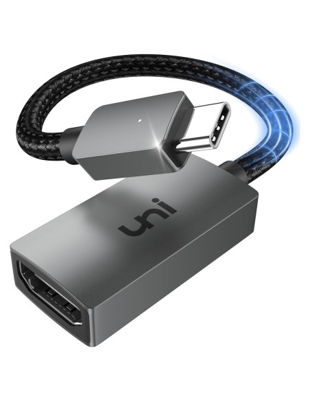 Adaptador USB C a HDMI 4K uni - Compatible con MacBook y más