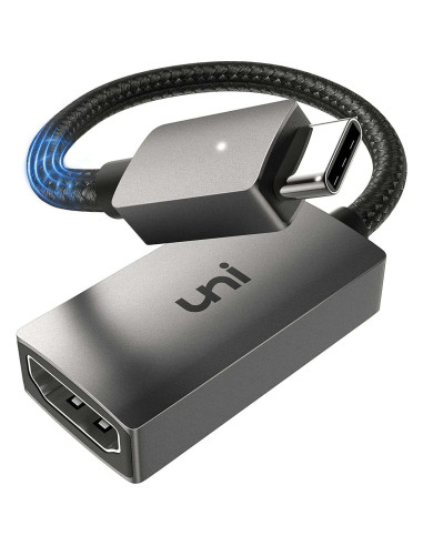 Adaptador USB C a HDMI 4K uni - Compatible con MacBook y más