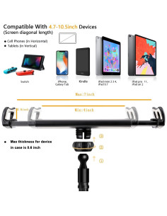 Soporte para Tablet SRMATE Flexible 83.82 cm Ajustable 2