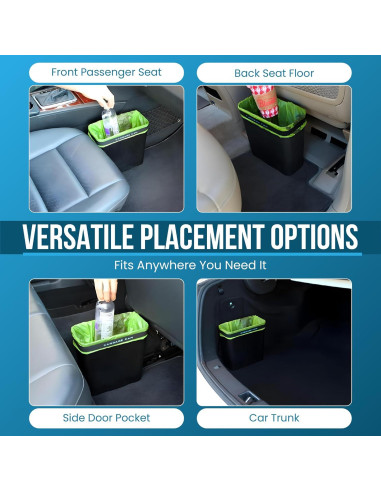 Basurero de Coche Carbage Can CBC001B Negro 25.4x12.7 cm