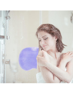 Exfoliador de pies y cuerpo de silicona fghuim - Azul 30x23cm 2