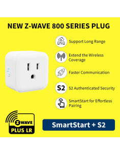 Enchufe Inteligente Z-Wave Minoston MP21Z, 15A, Control Remoto 2