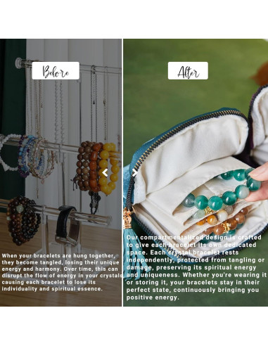 Estuche de Joyería de Viaje CHIMORY Verde Aguacate Compacto