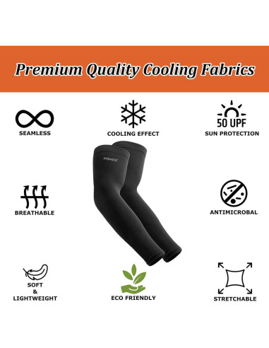 Mangas para Brazos YQXCC UV Fría UPF 50 Unisex 4 Pares