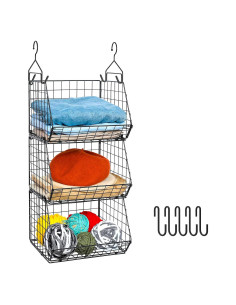 Organizador Colgante 3 Niveles X-cosrack Metal Negro 85.3 cm