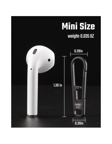 Tirador de Cremallera de Titanio KeyUnity KA54 - Reparación Universal (2 Piezas)