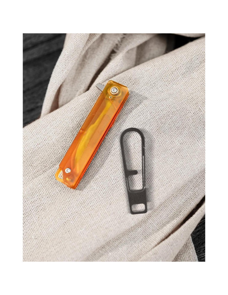 Tirador de Cremallera de Titanio KeyUnity KA54 - Reparación Universal (2 Piezas)