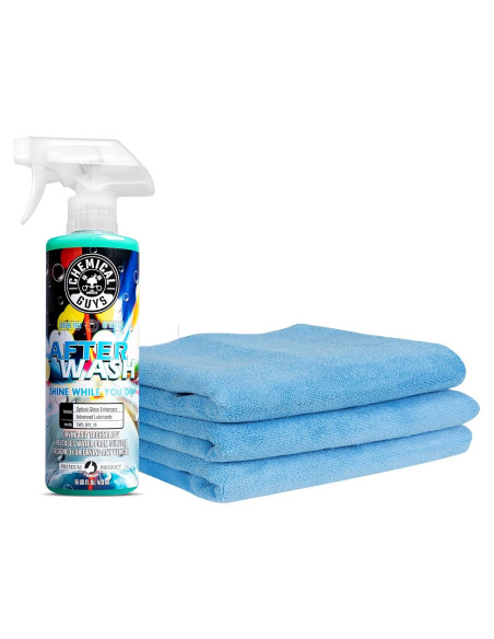 Chemical Guys After Wash 473 ml + 3 Toallas Microfibra 61x41 cm