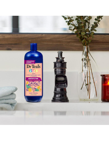 Baño de Burbujas 3-en-1 Dr Teal's con Vitamina C 591 ml