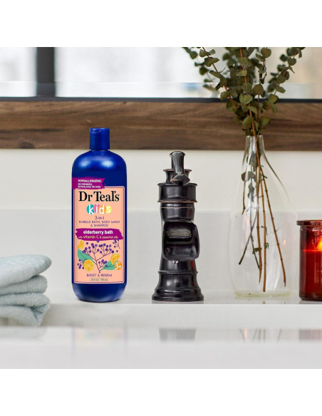 Baño de Burbujas 3-en-1 Dr Teal's con Vitamina C 591 ml
