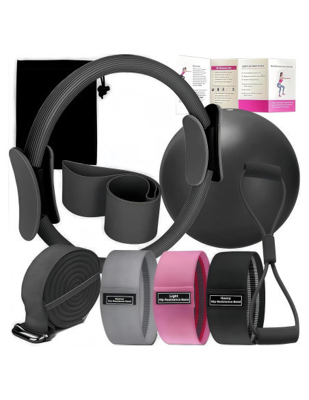 Kit de Pilates Oylyoyea - 6 Piezas para Tonificación y Flexibilidad