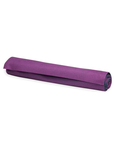Toalla de Yoga Antideslizante Gaiam 173x61 cm Uva/Navy