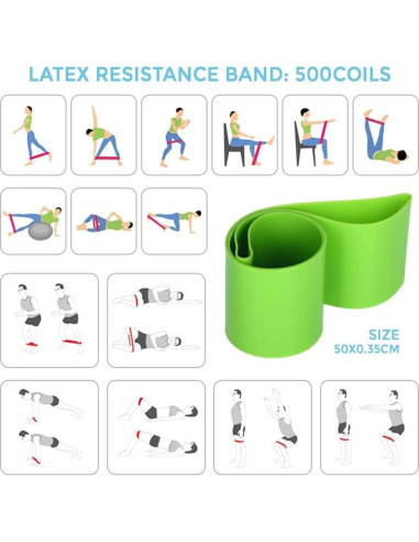 Kit de Pilates Oylyoyea - 6 Piezas para Tonificación y Flexibilidad