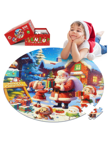 Rompecabezas de Navidad DIGOBAY 70 Piezas 57.9 cm para Niños