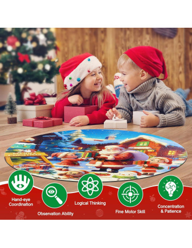 Rompecabezas de Navidad DIGOBAY 70 Piezas 57.9 cm para Niños