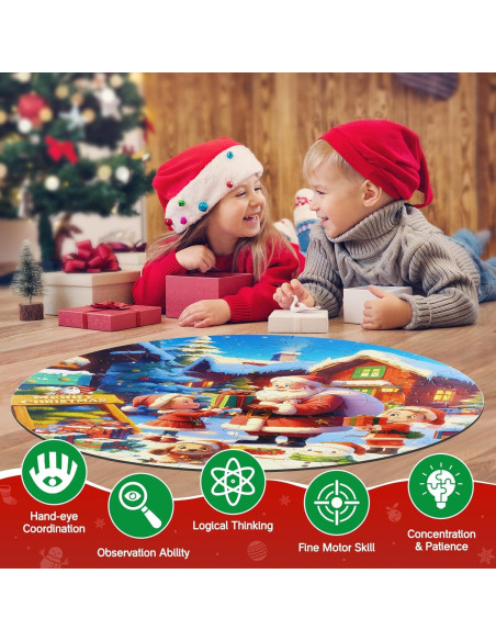 Rompecabezas de Navidad DIGOBAY 70 Piezas 57.9 cm para Niños