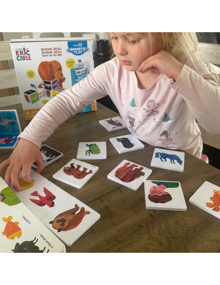 Set de Azulejos Magnéticos CreateOn Oso Marrón y Polar 24 Piezas Set de Azulejos Magnéticos CreateOn Oso Marrón y Polar 24 Piezas