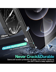 Paquete de 3 Protectores de Pantalla TPU para iPhone 12 Pro Max 2