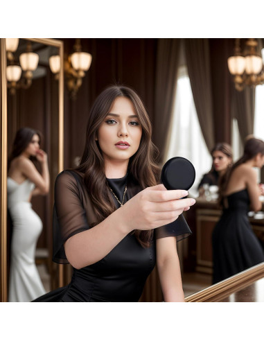 Set 2 Cepillos de Pelo Plegables con Espejo - Heliltd