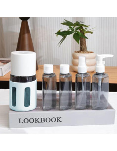 Juego de Botellas de Viaje 4 en 1 BJGZ-HC 240ml Azul 2