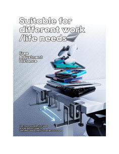 Soporte Vertical para Laptop NODOCA 2 Ranuras Blanco 2