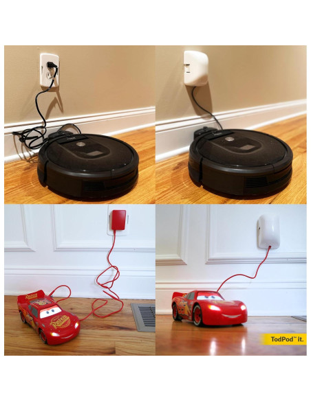 Caja de Cubierta de Enchufe a Prueba de Bebés TodPod - Deslizar para Bloquear