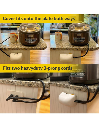 Caja de Cubierta de Enchufe a Prueba de Bebés TodPod - Deslizar para Bloquear