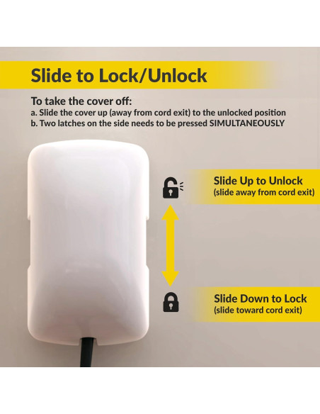 Caja de Cubierta de Enchufe a Prueba de Bebés TodPod - Deslizar para Bloquear