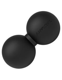 Pelota de Masaje Doble ANVICTOX para Alivio Muscular - Negro