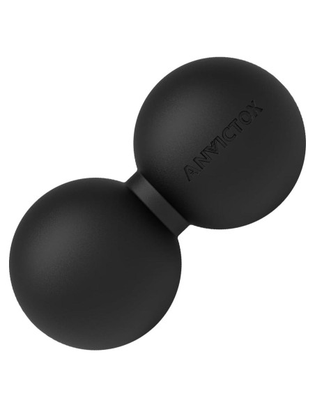 Pelota de Masaje Doble ANVICTOX para Alivio Muscular - Negro