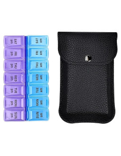 Organizador de Pastillas VOFOON Pequeño 7 Días AM PM Viaje