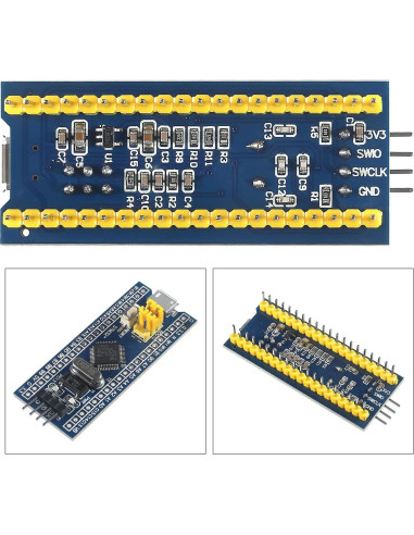 Placa de Desarrollo Alinan STM32F103C6T6 3pcs 32K Flash 10K RAM