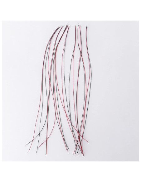 DiCUNO 100 Micro LED SMD 0805 Pre-cableados 16cm 5 Colores