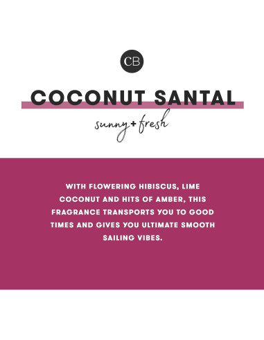 Crema Hidratante para Manos Capri Blue Coconut Santal 85 g