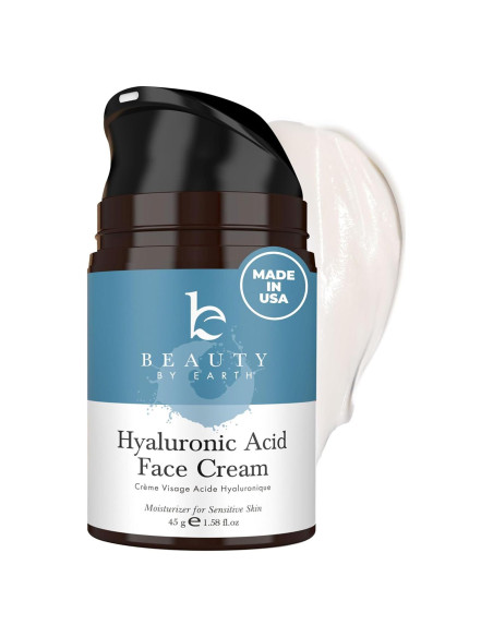 Hidratante Facial Ácido Hialurónico Beauty by Earth 85g