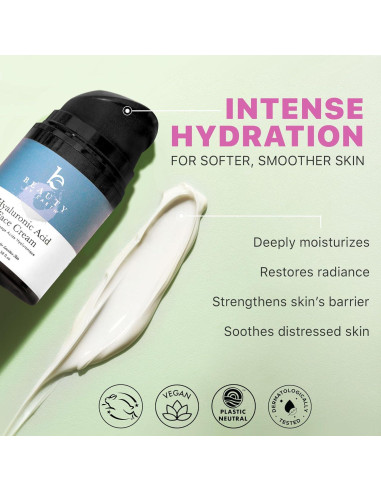 Hidratante Facial Ácido Hialurónico Beauty by Earth 85g