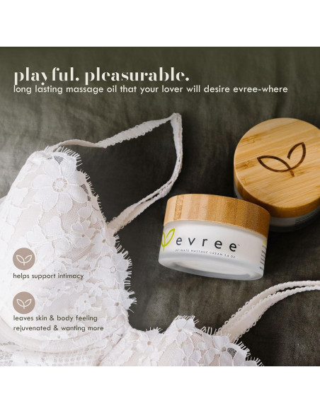 Crema de Masaje Íntimo Evree 96g Sabor Coco y Lima