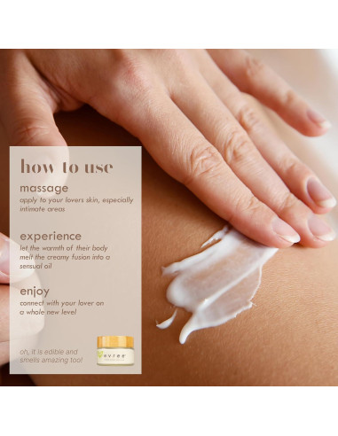 Crema de Masaje Íntimo Evree 96g Sabor Coco y Lima