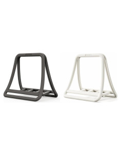 Soporte Vertical para Laptop K11 Base Blanca Organizador