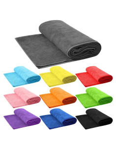 Toallas de Yoga Antideslizantes Breling 10 Pcs Microfibra 68x183cm