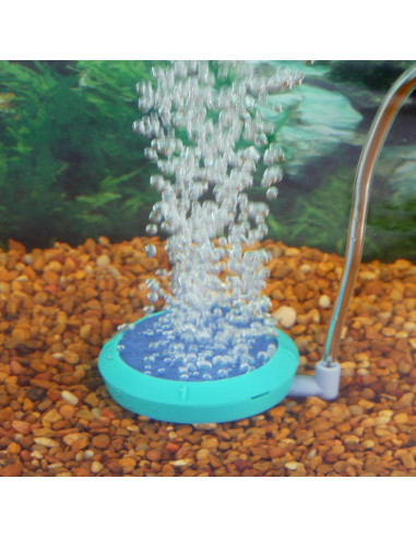 Aireador de disco de burbujas Penn-Plax para acuarios pequeño