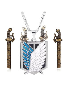 Collar Alas de la Libertad AOT Shingeki No Kyojin 5.6x3.3cm