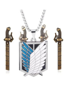 Collar Alas de la Libertad AOT Shingeki No Kyojin 5.6x3.3cm 2