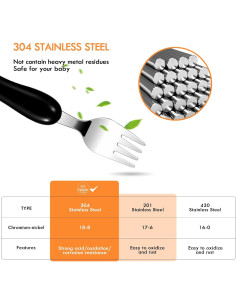 Juego de Cubiertos para Niños Lehoo Castle 6 Piezas Acero Inoxidable 2