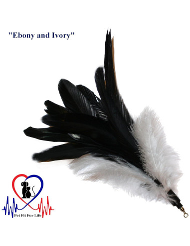 Varita Doble de Plumas Pet Fit For Life - Juguete Interactivo para Gatos